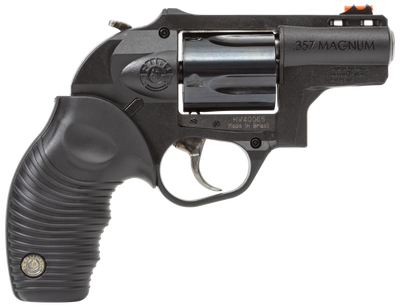 Taurus Model 605 Small Frame 357 Mag 2quot Barrel Polymer Frame Blue Finish Rubber Grips Fixed Sights 5Rd