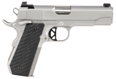 Dan Wesson 01827 VBob 45 ACP 425quot 81 Stainless Steel Black Polymer Grip