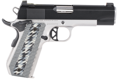 Dan Wesson 01825 VBob 45 ACP Caliber with 425quot Match Grade Barrel 81 Capacity Stainless Steel Finish Beavertail Frame