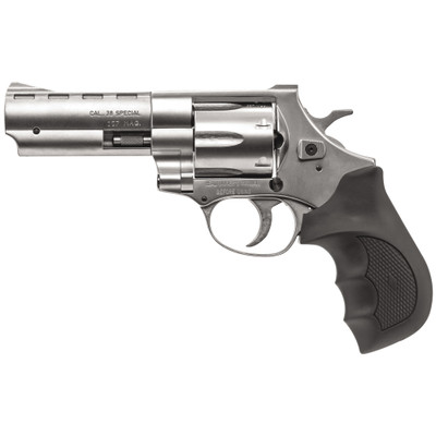 European American Armory Windicator Medium Frame 357 Magnum 4quot Barrel Steel Frame Nickel Finish Rubber Grips Fixed Sights 6Rd