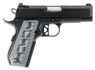 Dan Wesson 01883 EPC 45 ACP Caliber with 4quot Bull Barrel 81 Capacity Black Finish Aluminum Beavertail Frame