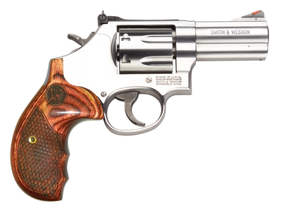 Smith amp Wesson 150713 686 Plus Deluxe 357 Mag 7rd 3quot Stainless Steel Textured Wood Grip