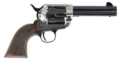 Cimarron Frontier, Cim Pp410lsfw Frontier 4.75in 45lc Old Slvr Ckg Pw
