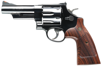 Smith amp Wesson 150254 29 Classic 44 Rem Mag 6rd 4quot Blued Carbon Steel Squared Butt Checkered Walnut Grip