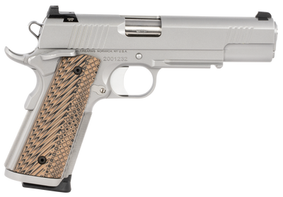 Dan Wesson 01807 Specialist 9mm Luger Caliber with 5quot Barrel 101 Capacity Overall Stainless Steel Finish