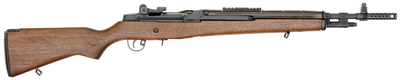 Springfield Armory AA9122 M1A Scout Squad 308 Win 101 18quot Carbon Steel Barrel Black Parkerized Rec Walnut Stock Right Hand