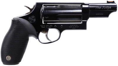 Taurus 2441031MAG Judge Magnum 45 Colt LC410 Gauge 5rd 3quot Matte Black Oxide Steel Black Ribber Grip