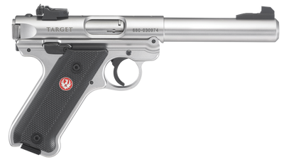 Ruger 40103 Mark IV Target 22 LR 550quot 101 Satin Stainless Stainless Steel