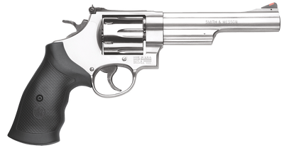 Smith amp Wesson 163606 629 44 Rem Mag 6rd 6quot Stainless Steel Black Polymer Grip