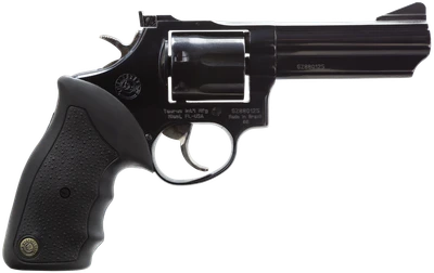 Taurus 2-660041 66 Standard 357 Mag 7rd 4" Matte Black Oxide Steel Black Rubber Grip