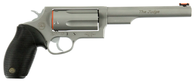 Taurus Judge Magnum 410 Gauge45LC 65quot Barrel Steel Frame Stainless Finish 5Rd