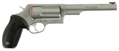 Taurus, Judge Magnum, 410 Gauge/45LC, 6.5" Barrel, Steel Frame, Stainless Finish, 5Rd