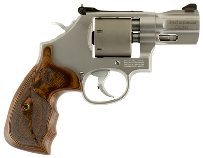 Smith amp Wesson Performance Center 986 9mm Luger 250quot 7rd Stainless Steel Custom Wood Grip 10227