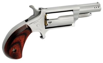 NAA NAA22MSCP MiniRevolver Combo 22 LR22 Mag 5rd 113quot Ported Stainless Steel Rosewood Birdshead Grip