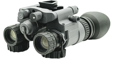 Armasight BNVD-40 1x27mm Dual-Channel Night Vision Binoculars, Powered By Pinnacle Gen 3 Ghost White Phosphor IIT, 40 Degree FOV, Gray, NSGNYX15M4G9DX2 — Magnification: 1 x, Objective Lens Diameter: 27 mm