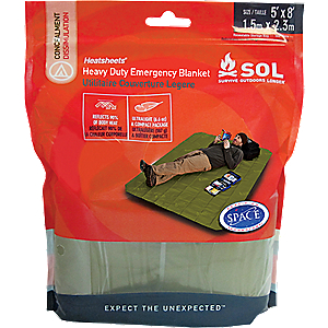 SOL Heavy Duty Emergency Blanket OD Green