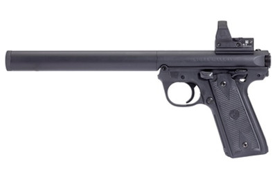 Maxim Defense Industries RUGER MKIV-SD Integrally Suppressed Metal Frame Pistol Full Size .22 LR 5.9" Barrel w/Leupold Delta Point Pro Red Dot