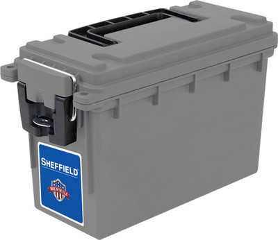 Sheffield Field/ammo Box - Grey Made In Usa