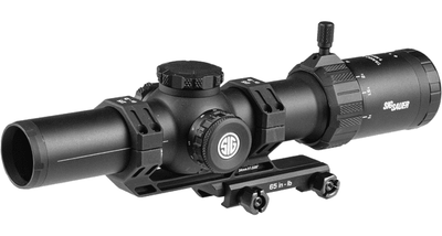 SIG SAUER Tango-MSR 1-10x26mm Rifle Scope, 34mm Tube, First Focal Plane, Illuminated MSR BDC-10 Reticle, Black, SOTM11002 — Objective Lens Diameter: 26 mm, Magnification: 1 - 10 x, Reticle: BDC, Tube Diameter: 34 mm