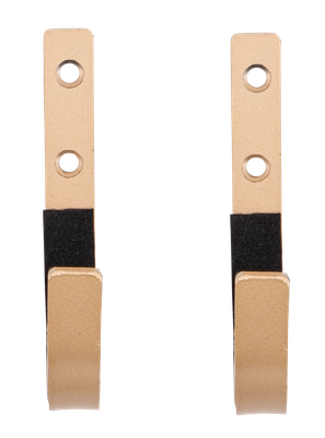 Allen Stronghold, Allen 5650 Stronghold Steel Hooks Brass Color,2pk