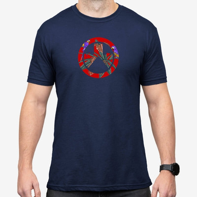 Magpul Industries Corp T-shirt, Magpul Mag1286-410-l Aloha Icon Shirt Lg Navy