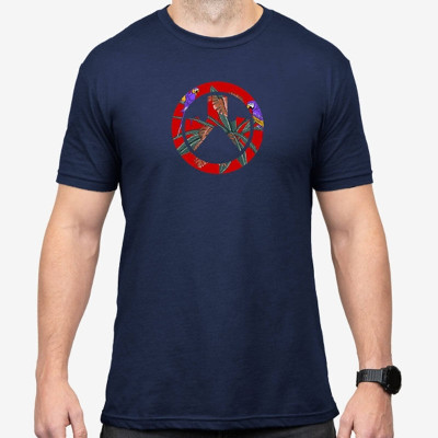 Magpul Industries Corp T-shirt, Magpul Mag1286-410-2x Aloha Icon Shirt 2x Navy