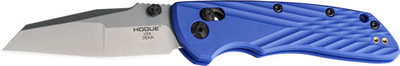 Hogue Deka Able Lock Folder - 3.25" Mod Wharncliffe Poly Blu