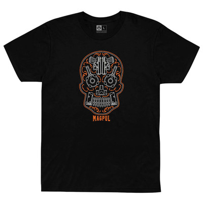 Magpul Industries Corp , Magpul Mag1217-001-2xl Sugar Skull   Shirt 2x  Blk