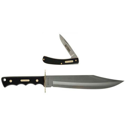 BTI OLD TIMER BOWIE KNIFE AND FOLDER