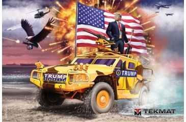 TEKMAT POSTER TRUMP COMMANDER AND CHIEF