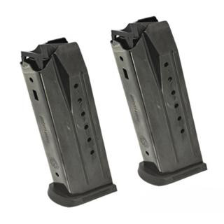 RUGER MAG SECURITY 9 9MM 15RD BLACK VALUE PACK 2 MAGS