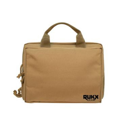 AMERICAN TACTICAL INC DOUBLE PISTOL CASE TAN RUKX GEAR