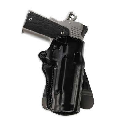 Galco Speed Master 2.0 Paddle Holster for Glock 19 Right Hand Leather Black