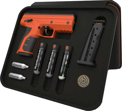 Byrna Hd Kinetic Kit Orange W/ - 2 Mags & Projectiles