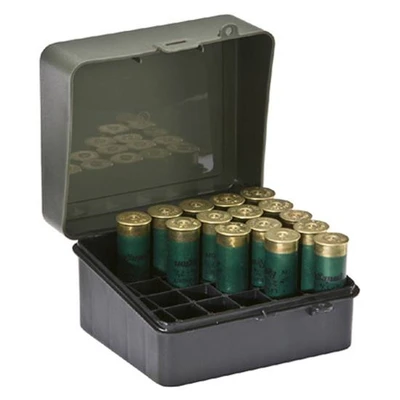 PLANO SHOT SHELL BOX 25RD 12GA GREEN