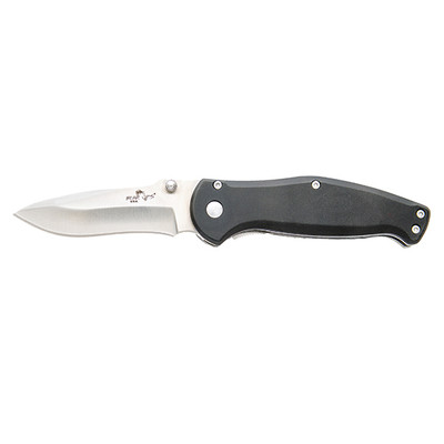 BEAR & SON 4 BEAR SWIPE BLACK ALUM HANDLE SATIN BLADE