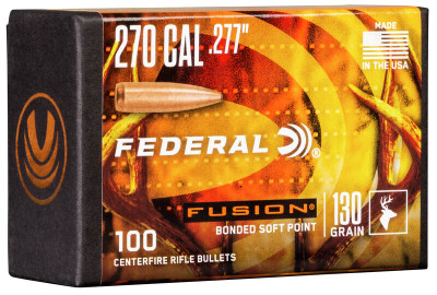 FEDERAL BLT FUSION 270CAL 130GR (.277) 100/4