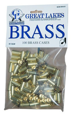 Great Lakes Brass .40sw - New 100ct