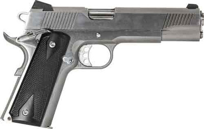 Pachmayr Aluminum Grips - For 1911 Checkered Black