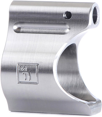 Battle Arms Low Profile Gas - Block .625 Titanium Raw
