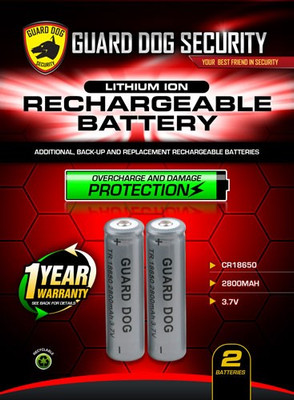 Guard Dog Rechargeable Lithium - Ion Battery 2-pack