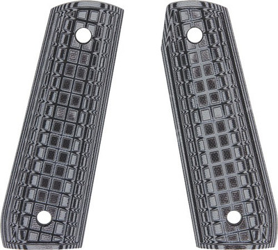 Pachmayr Dominator G10 Grips - Ruger 22/45 Gray/blk Grappler
