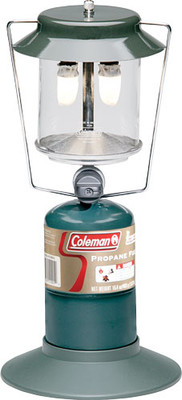 Coleman Basic Propane Lantern - W/ 2 Insta-clip #21 Mantles