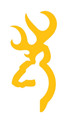 Bg Buck Mark Decal 6" - Gold-flat