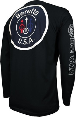 Beretta T-shirt Long Sleeve - Usa Logo X-large Black