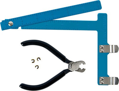 Allen Bow Tuning Kit Compact - Bow Square/brass Nocks W/plier