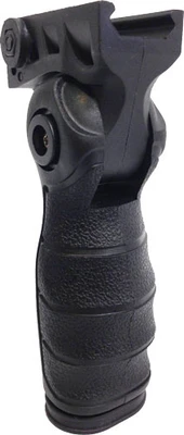 Je Vertical Grip W/storage - Folding 5 Position Black