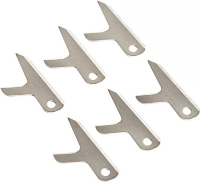 Swhacker Replacement Blades - 2-blade Steel 100gr 1.5" 6pk!