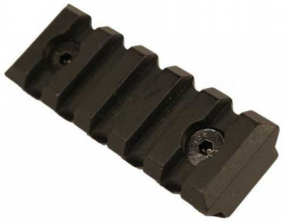 Guntec Removable Accy Rail - 2" M-lok Black