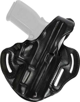 Galco COP 3 Slot Belt Holster - Right Hand Leather Glock 262733 Black